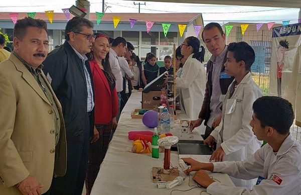 Realizan la Feria de la Ciencia 2019 en escuela Antorchista