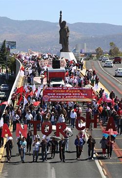 ¡El Antorchismo en Hidalgo no será vencido!