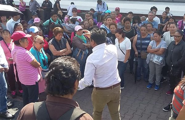  Dan seguimiento a demandas antorchistas en la alcaldía