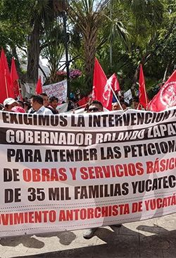 En Yucatán también se niega el derecho de organización y gestión 