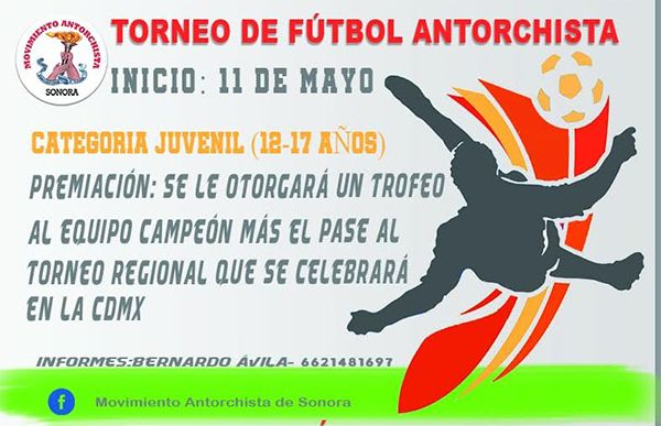 Realizarán Torneo de futbol en Hermosillo 