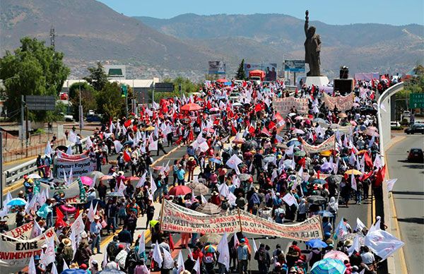 El apoyo a la lucha de los hidalguenses es nacional