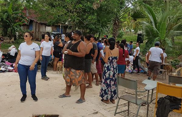 Familias humildes de la Colonia La Antorcha celebran el Día del Niño 