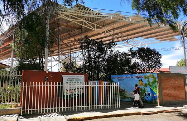 Logró Antorcha domo para Jardín de Niños de Martínez Domínguez