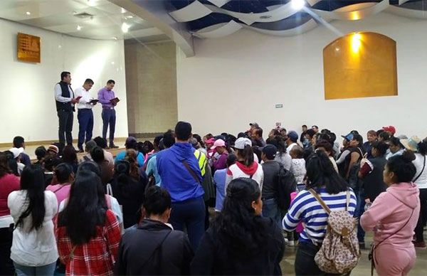 Se revisa el avance al pliego petitorio en Ixtapaluca