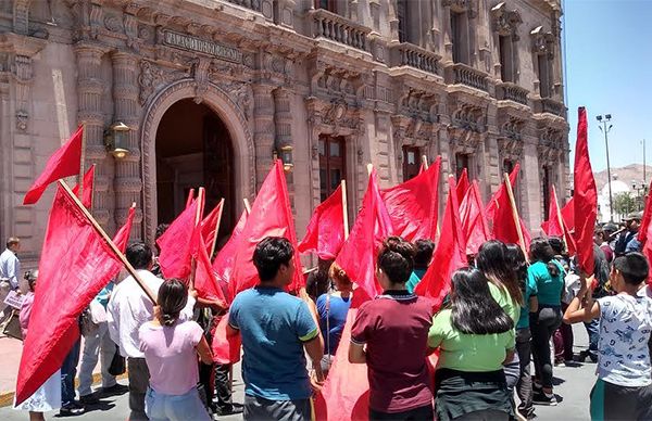 El propósito del plantón antorchista es la lucha contra la desigualdad