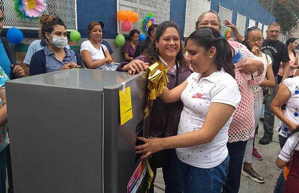 Con gran éxito, Antorcha Iztacalco llevó a cabo su rifa