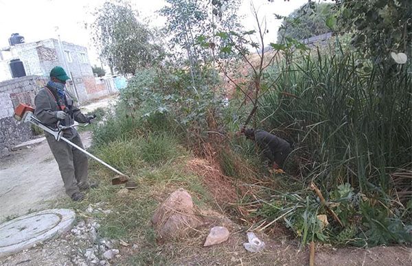 Trabaja Antorcha en coordinación con autoridades del Marqués para prevenir inundaciones