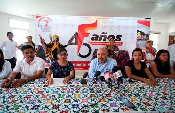 Desde el sureste del país anuncian festejos por el 45 Aniversario de Antorcha 