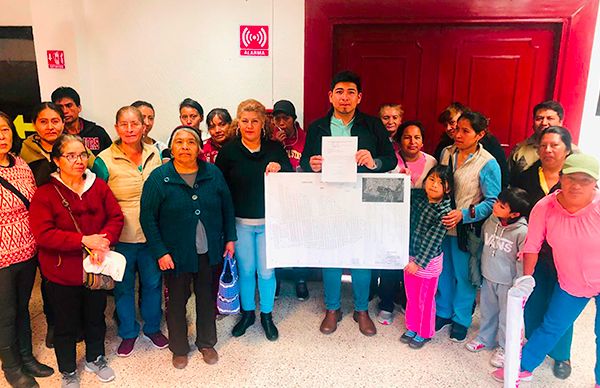 El Movimiento Antorchista sigue trabajando por la regularización de colonias en Tláhuac