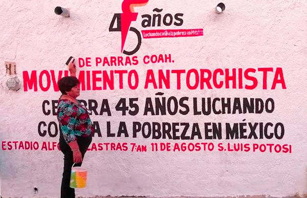 En Parras Antorcha va por buen camino; listos para 45 Aniversario