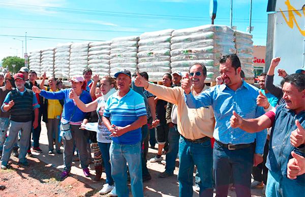 Antorchistas  continúan la lucha por materiales para mejoramiento  de vivienda.