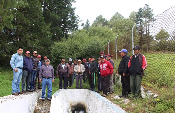 Campesinos de Tembladeras exigen obras al gobierno estatal