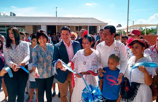 Inauguran dos aulas más en colonia La Antorcha en Hermosillo 