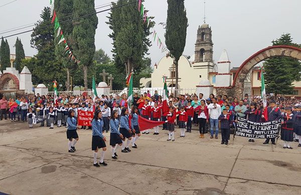 Colegio de Bachilleres de San Matías realiza desfile conmemorativo al aniversario de Independencia