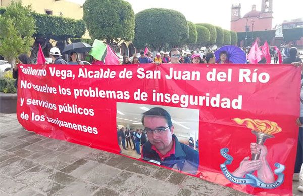 Antorchistas sufren agresiones durante informes en Cadereyta y San Juan del Río