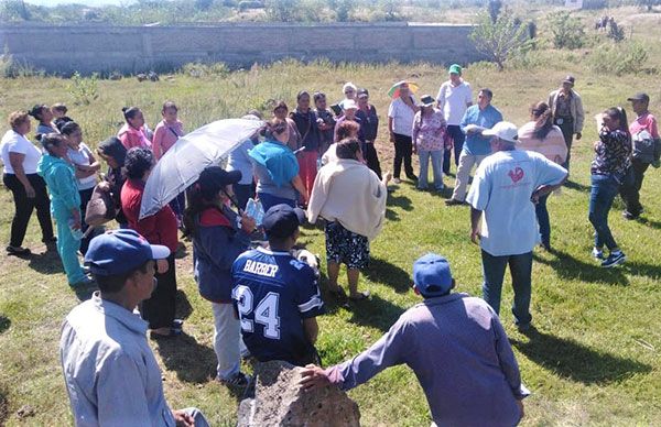 Colonias de Morelia luchan por la instalación de la red de agua