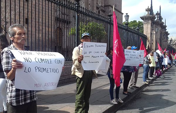 Un año sin obra pública en Morelia; Morena no atiende demandas