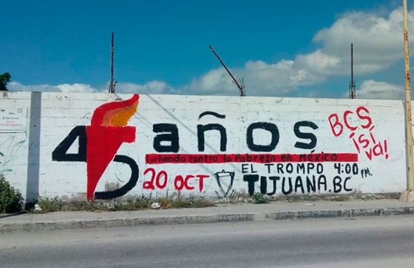 Continúa la jornada de pintas en alusión al 45 Aniversario en Tijuana 