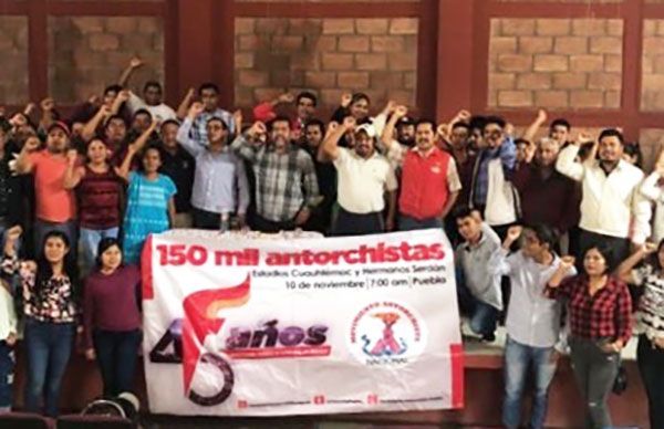 Guerrerenses, listos para el festejo del 45 Aniversario de Antorcha