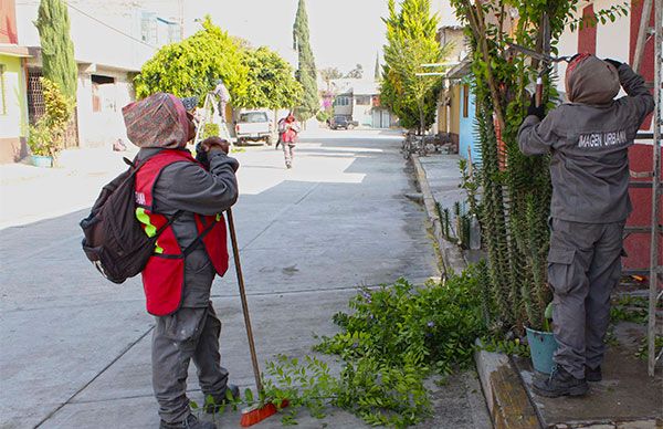 Implementan jornada de limpieza en la colonia Rancho las Nieves