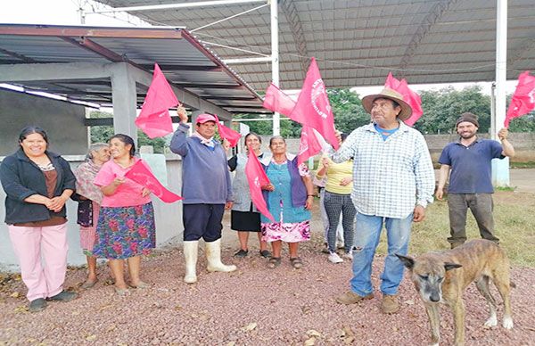 Concluye la construcción de la cocina comunitaria en Rancho Nuevo de Chuén, gestión antorchista