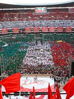 En el estadio Azteca Antorcha cerrará con broche de oro los festejos por sus 45 años