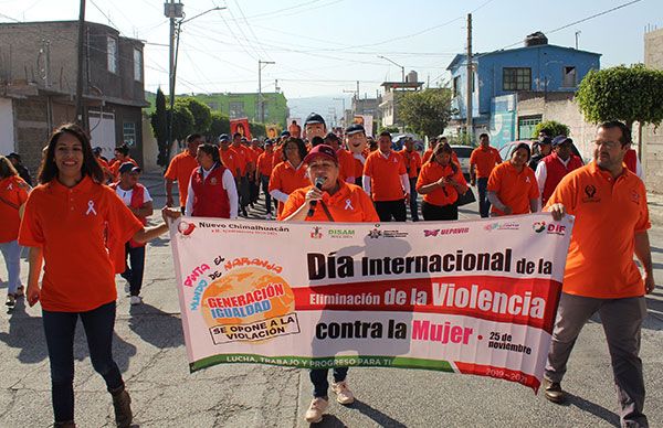 Conmemora Día Naranja en Chimalhuacán