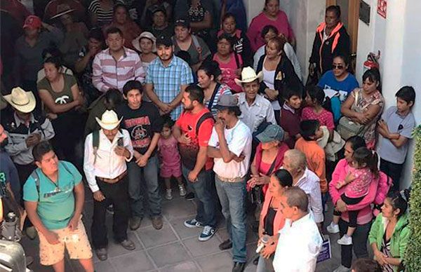 Antorchistas en la Sierra seguirán luchando para recuperar 25mdp