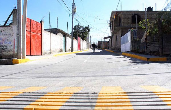 El cambio positivo en Ixtapaluca se ve en obras sociales  