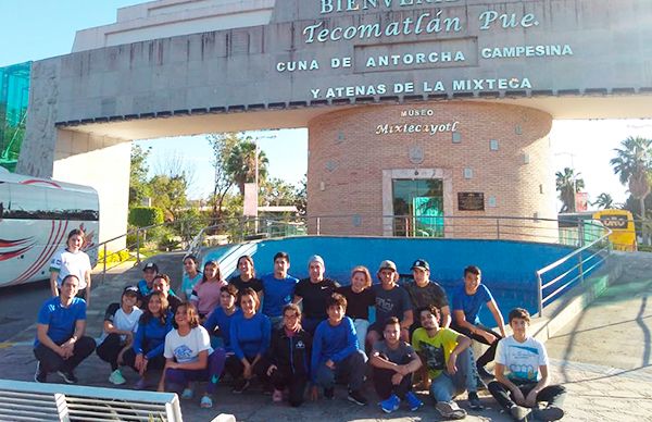 Deportistas jaliscienses agradecidos por conocer Tecomatlán y participar en la Espartaqueada
