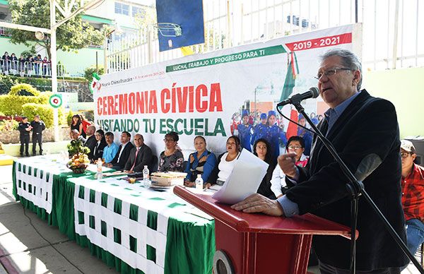 Mejoramos infraestructura y reforzamos seguridad a estudiantes de San Lorenzo