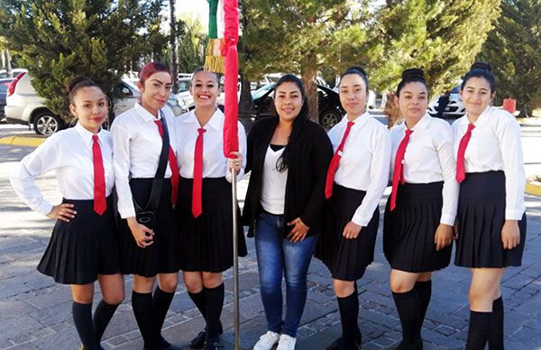 Participa telebachillerato antorchista en concurso estatal de escoltas