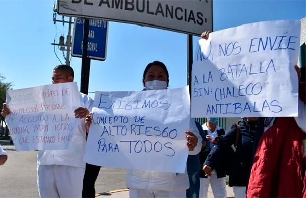 Heroísmo médico y desbarajuste oficial