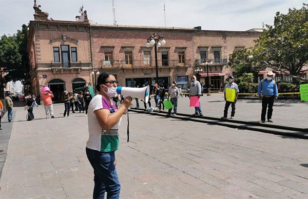 Potosinos exigen la implementación de un programa nacional de alimentos 