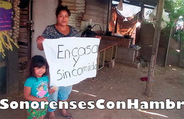 Con #SonorensesConHambre exigen intervención de Gobierno del Estado