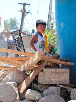 Los niños no saben si hay o no comida