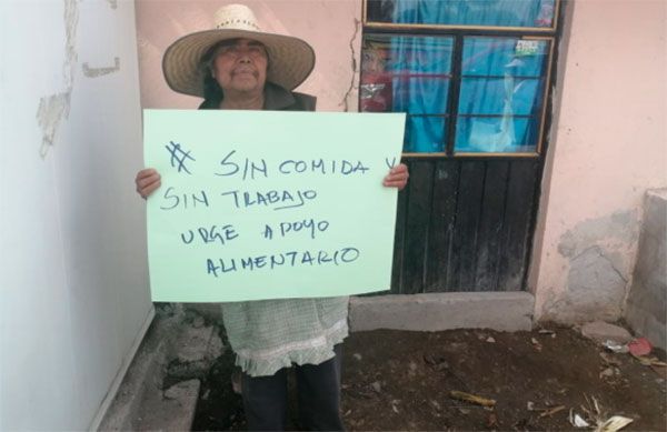 Protestan en El Seco contra la 4T