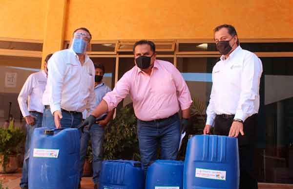 Recibe Sistema de agua potable insumos para mejoramiento y tratamiento