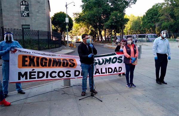 Exigen a la Secretaría de Salud federal insumos para hospitales