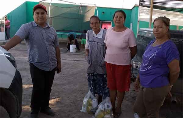 Beneficia Antorcha con despensas a familias de Mapimí