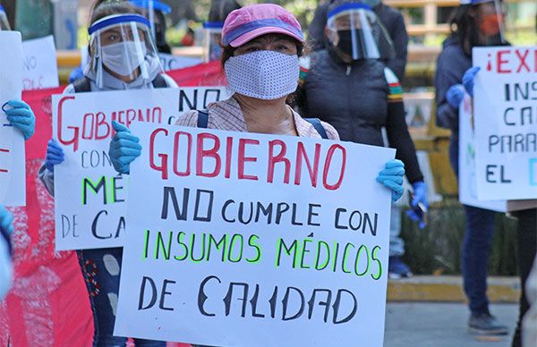 Médicos de Chimalhuacán en riesgo de contagio por la falta de insumos