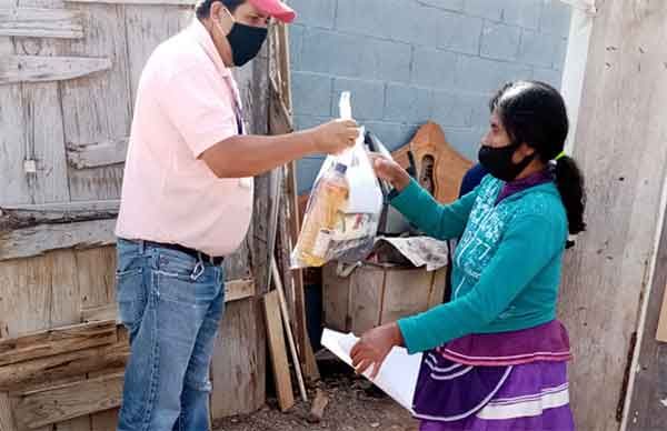 Provee Antorcha despensas a familias de Durango 