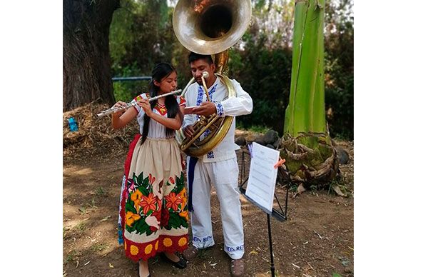 Músicos purépechas sin empleo durante la pandemia y sin apoyo gubernamental