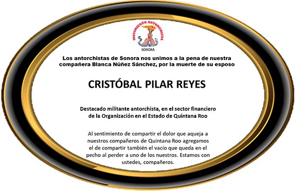 Esquela | Cristóbal Pilar Reyes