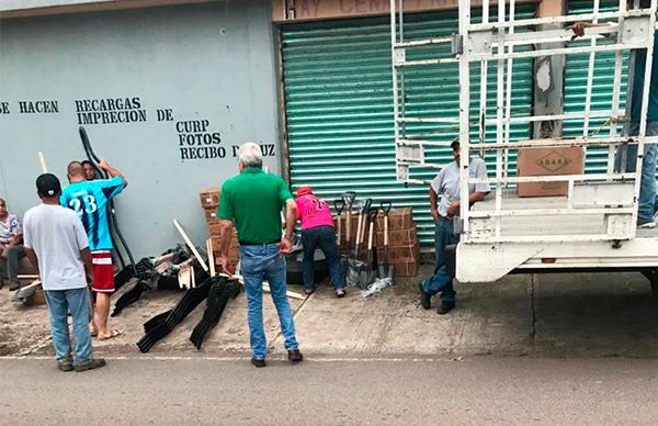 Antorchistas logran apoyos de herramientas para el mejoramiento de sus viviendas