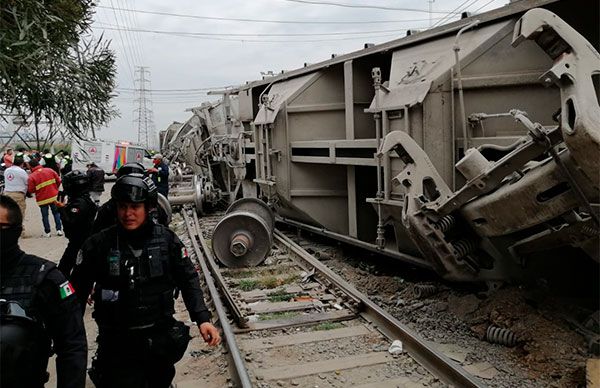 Chimalhuacán y Neza coordinan acciones por descarrilamiento de tren