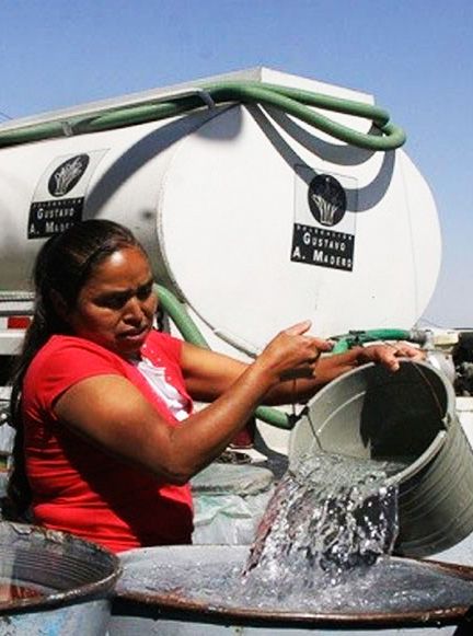 ¿Con qué agua señor presidente municipal?