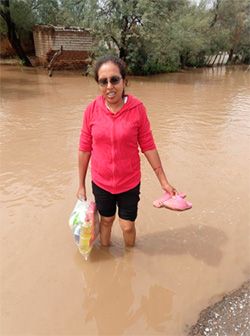 Rápida atención del ayuntamiento de Villa de Ramos a afectados por inundaciones