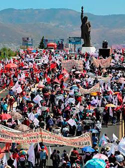 El pueblo organizado es como una roca